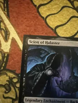 Mtg Magic Baldurs Gate Miscut Misprint Square Corner Scion Of Halaster Card - Image 2