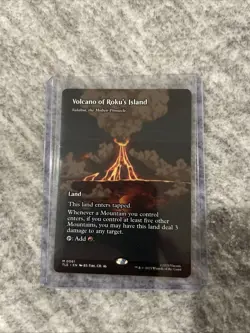 Volcano of Roku's Island - Valakut, the Molten Pinnacle (Borderless) Avatar: The - Image 1