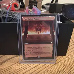 Fire Nation Palace - #389 Foil (Extended Art) Foil Avatar: The Last Airbender - - Image 1