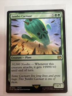 Jumbo Cactuar Final Fantasy #191 Rare - Image 1