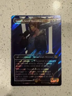 Squall, SeeD Mercenary Borderless Surge Foil! (547) Final Fantasy MTG English NM - Image 1
