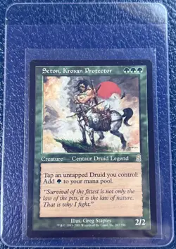 Magic the Gathering MTG Seton, Krosan Protector (267) Odyssey LP - Image 2