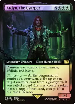 NM Extended Art Foil Ardyn, the Usurper, MTG, Final Fantasy, MTG, 444 - Image 1