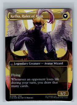 Kefka, Court Mage (0398) [Borderless Foil] (NM) - MTG - Final Fantasy (ENG) - Image 2