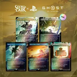 MTG Secret Lair x Playstation Ghost of Tsushima FOIL Edition Ready to Ship - Image 1