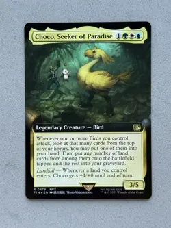 Choco, Seeker of Paradise #479 FOIL (Extended Art) MTG Final Fantasy FIN - NM - Image 1