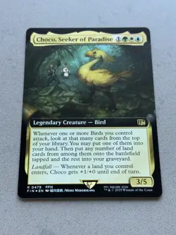 Choco, Seeker of Paradise #479 FOIL (Extended Art) MTG Final Fantasy FIN - NM - Image 3