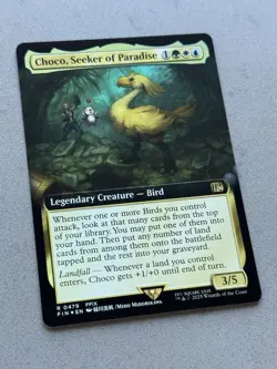 Choco, Seeker of Paradise #479 FOIL (Extended Art) MTG Final Fantasy FIN - NM - Image 4