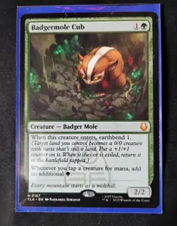 MTG {Badgermole Cub} - Image 1