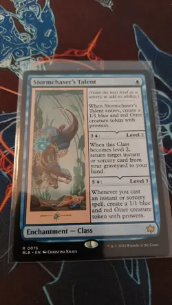 Stormchaser's Talent - Rare - MTG Magic Bloomburrow BLB - #75 Enchantment - Image 1