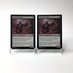 (2) Magic: The Gathering Demon's Disciple 2020 Zendikar Rising LP - Image 1