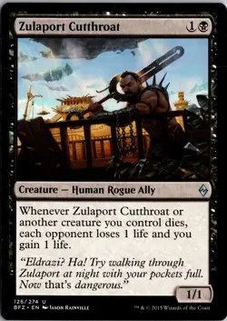 Zulaport Cutthroat Battle for Zendikar #126 Uncommon - Image 1