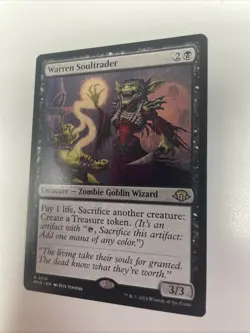 MTG Magic the Gathering Warren Soultrader 110/703 Modern Horizons 3 NM Free Ship - Image 2