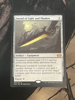 Mtg Sword of Light and Shadow Double Masters Regular NM - Image 1