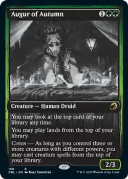 1x Augur of Autumn Moderate Play MTG Magic - Kid Icarus - - Image 1