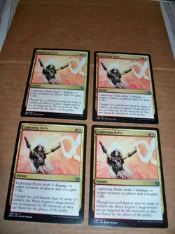MTG Magic 4x Lightning Helix Explorers of Ixalan NM/M - Image 1