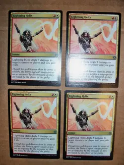 MTG Magic 4x Lightning Helix Explorers of Ixalan NM/M - Image 2