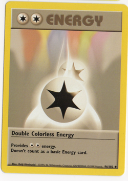 Double Colorless Energy 96/102 Base Set Pokemon Card - Image 1