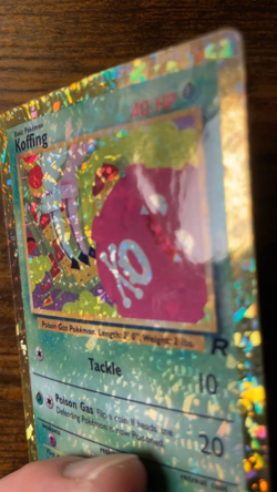 ?DMG Very Rare Gold Team Rocket Koffing ? Vintage Vending Sticker Pokemon Read? - Image 2
