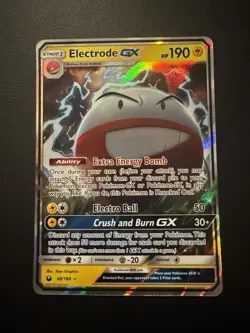 POKEMON TCG ELECTRODE GX 48/168 S&M CELESTIAL STORM ULTRA RARE!! - Image 1