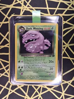 🔥 Dark Weezing 31/82 🔥 Non Holo Rare Team Rocket Set Pokemon Card WOTC TCG - Image 1