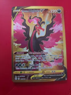 Galarian Moltres V 183/172 Secret Rare Pokemon TCG Brilliant Stars NM - Image 1