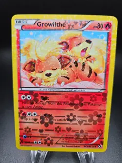 Growlithe RC4/RC25 Legendary Treasures: Radiant Collection Holo Pokemon - LP+ - Image 1