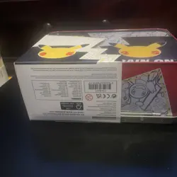 2021 Pokemon 25th Anniversary Celebrations -Treasure Chest Lunchbox Tin SEALED - Image 5