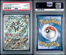 Magneton 159 Pokemon Center Stamp PSA 10 SVP EN SV Black Star Promo 2024 - Image 3