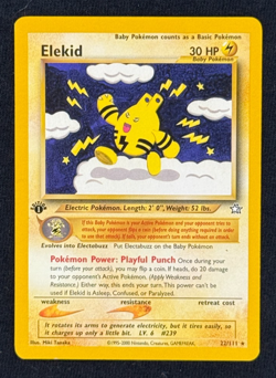 ELEKID **1st Edition Rare** (NM/LP) - Neo Genesis 22/111 - Pokemon TCG - Image 1