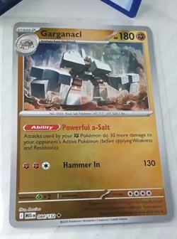 Garganacl 084/132 Pokemon TCG Reverse Holo Mega Evolutions NM/M - Image 2