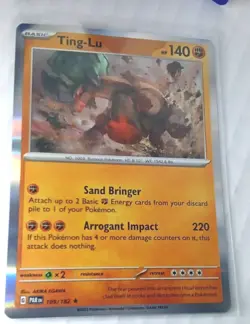 Ting-Lu SV04: Paradox Rift Pokemon 109/182 Holo Rare NM+ - Image 2