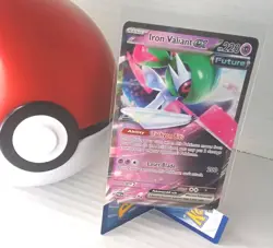 Pokemon TCG Iron Valiant ex 089/182 Paradox Rift Double Rare Holo NM - Image 1