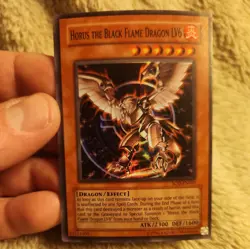 Horus the Black Flame Dragon LV6 - SOD-EN007 - Super Rare - Unlimited Edition - - Image 1