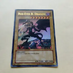Yugioh Red-Eyes B. Dragon YAP1-EN002 Ultra Rare Limited Edition Anniversary - Image 1