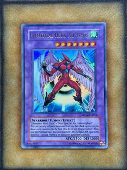 Yugioh Elemental Hero Air Neos STON-EN034 Ultra Rare NM - Image 1