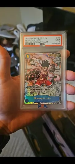 One Piece Monkey D. Luffy Card Game OP11-118 Manga Rare - Image 3