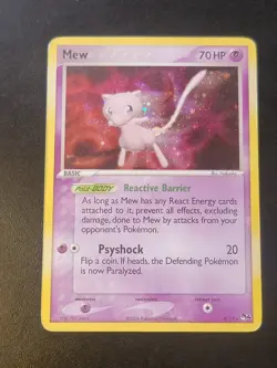 Mew 4/17 POP Series 4 Promo Pokemon Card Holo Foil Rare LP - Image 1