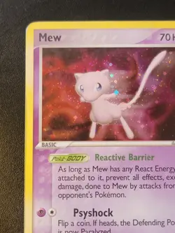 Mew 4/17 POP Series 4 Promo Pokemon Card Holo Foil Rare LP - Image 2