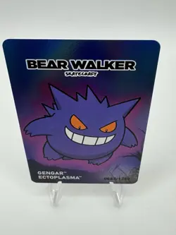 Pokemon Center x Bear Walker Gengar Skateboard Card: 0685/1250 - Image 4
