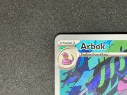 Pokemon TCG Arbok Card 176/162 Temporal Forces Holo Illustration Rare - Image 3