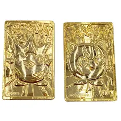 Pokemon Gold-Plated JIGGLYPUFF & TOGEPI 1999 Burger King Promo Cards (HF9) - Image 1