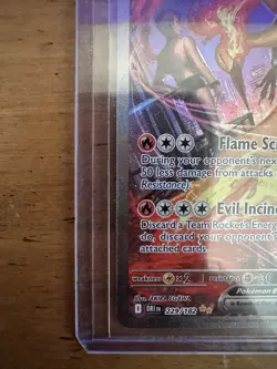 Team Rocket’s Moltres Stamped Black Star Promo Pokemon Card NM - Image 5