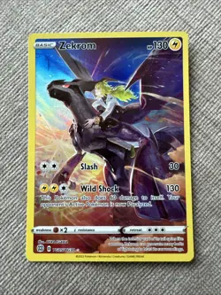 Zekrom TG05/TG30 Trainer Gallery Holo - Pokemon Card Brilliant Stars - Near Mint - Image 1