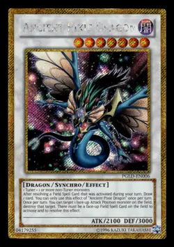 Ancient Pixie Dragon PGLD-EN006 Gold Secret Rare Yugioh Card - Image 1