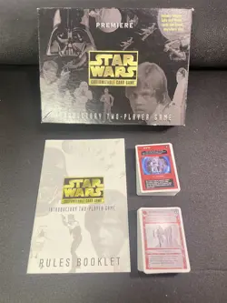 Vintage 1995 Parker Brothers Premiere Star Wars Customizable Card Game - Image 1