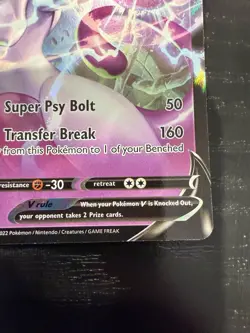 Pokemon Mewtwo Holo Ultra Rare TCG Card 030/078 Pokemon Go - Image 3