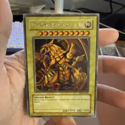 Yu-Gi-Oh! Secret Rare The Winged Dragon Of Ra DOD-001 Mint Near Mint God Card - Image 3