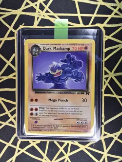 🔥 Dark Machamp 27/82 🔥 Non Holo Rare Team Rocket Set Pokemon Card WOTC TCG - Image 1