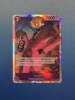 Sanji OP09-065 SR ONE PIECE Card Game NM Purple - Image 1